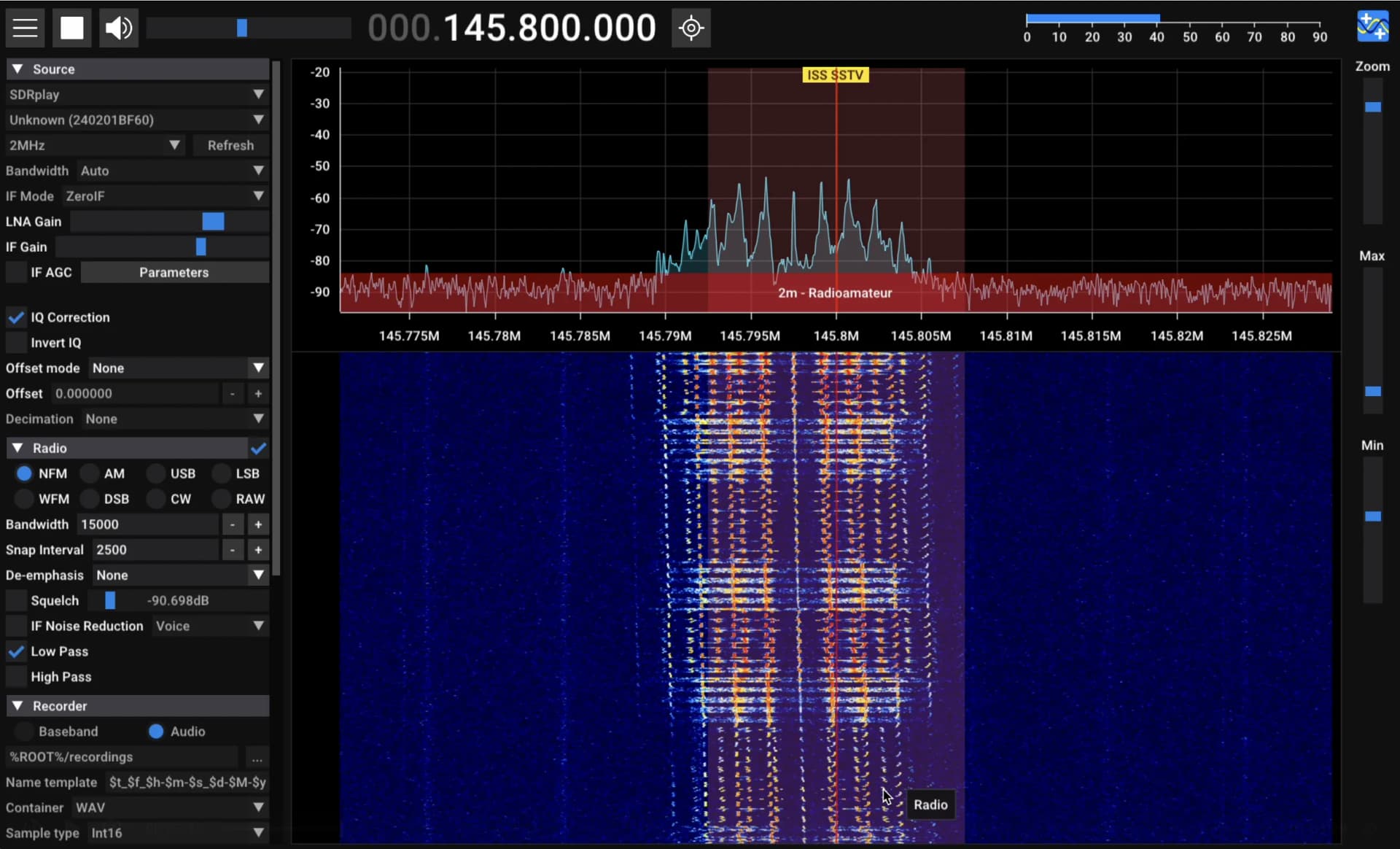 SDR++ SSTV