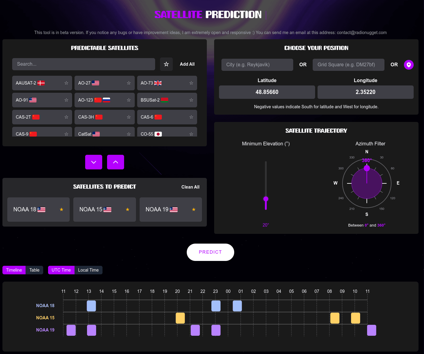 Satellite Prediction